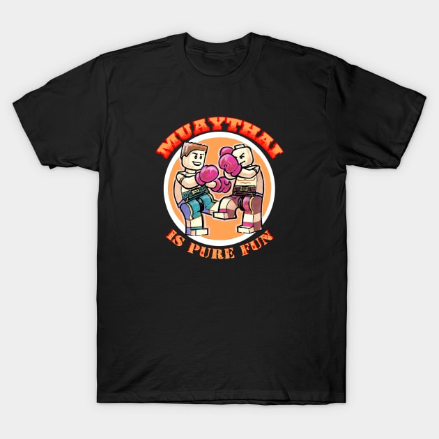 muay thai lego fun T-Shirt by Paskalamak